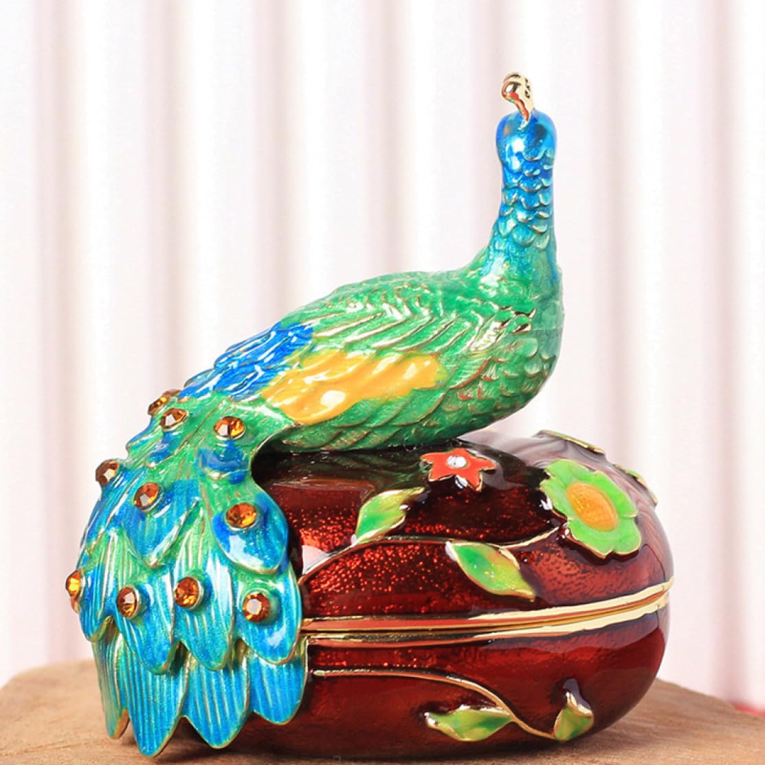 Amazon.co.jp: 北欧 雑貨 置き物 合金 クジャク オーナメント 家の装飾